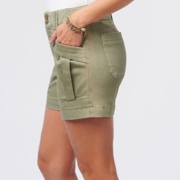 Democracy "Ab"solution® High Rise Colored 4 1/2" Inseam Utility Shorts Size 2 - Picture 15 of 17